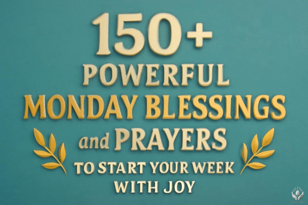 Monday Morning Blessings and Prayers