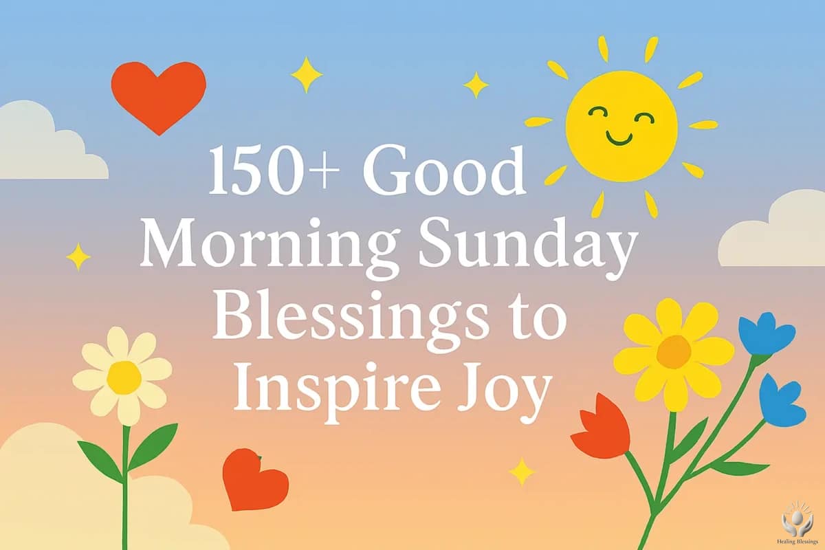 Good Morning Sunday Blessings